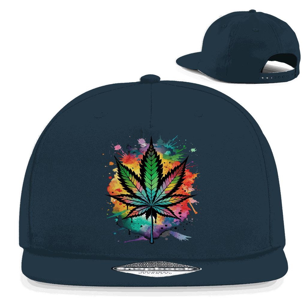 Snapback Rapper Cap - Colorful Leaf | Division420®