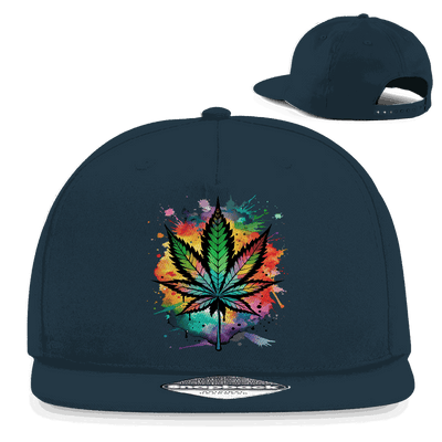 Snapback Rapper Cap - Colorful Leaf | Division420®