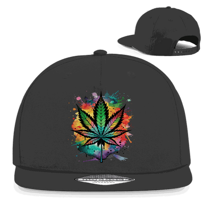 Snapback Rapper Cap - Colorful Leaf | Division420®