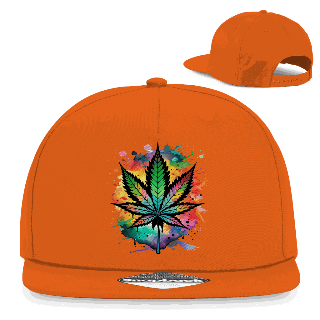 Snapback Rapper Cap - Colorful Leaf | Division420®