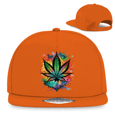 Snapback Rapper Cap - Colorful Leaf | Division420®