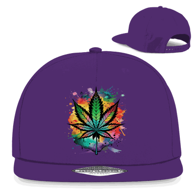 Snapback Rapper Cap - Colorful Leaf | Division420®