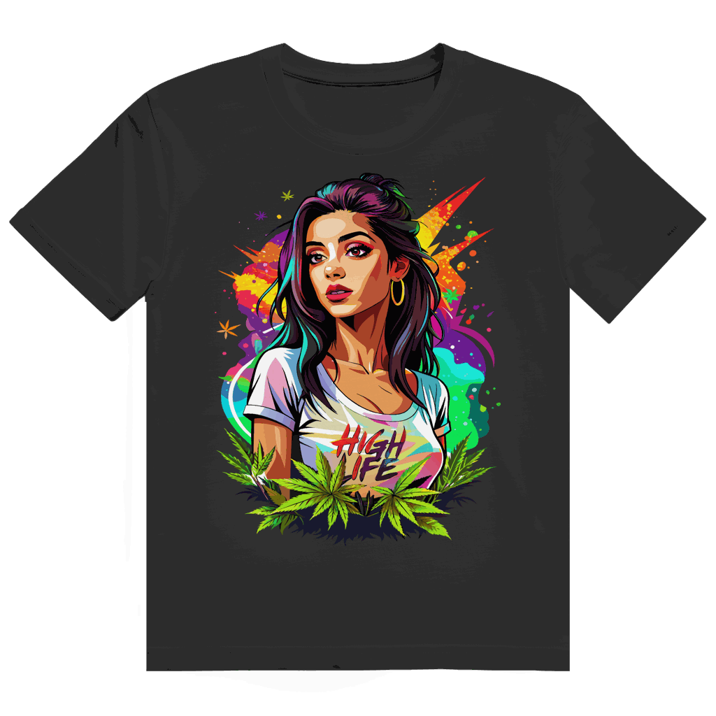 Division420 Heavy Cotton T-Shirt size chart with measurements