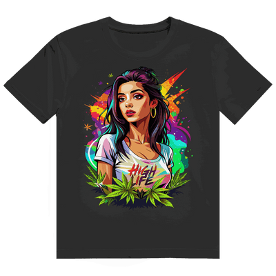 Division420 Heavy Cotton T-Shirt size chart with measurements