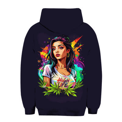 Unisex Oversize Hoodie - High Live Girl | Division420®