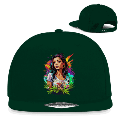 Snapback Rapper Cap - High Live Girl | Division420®
