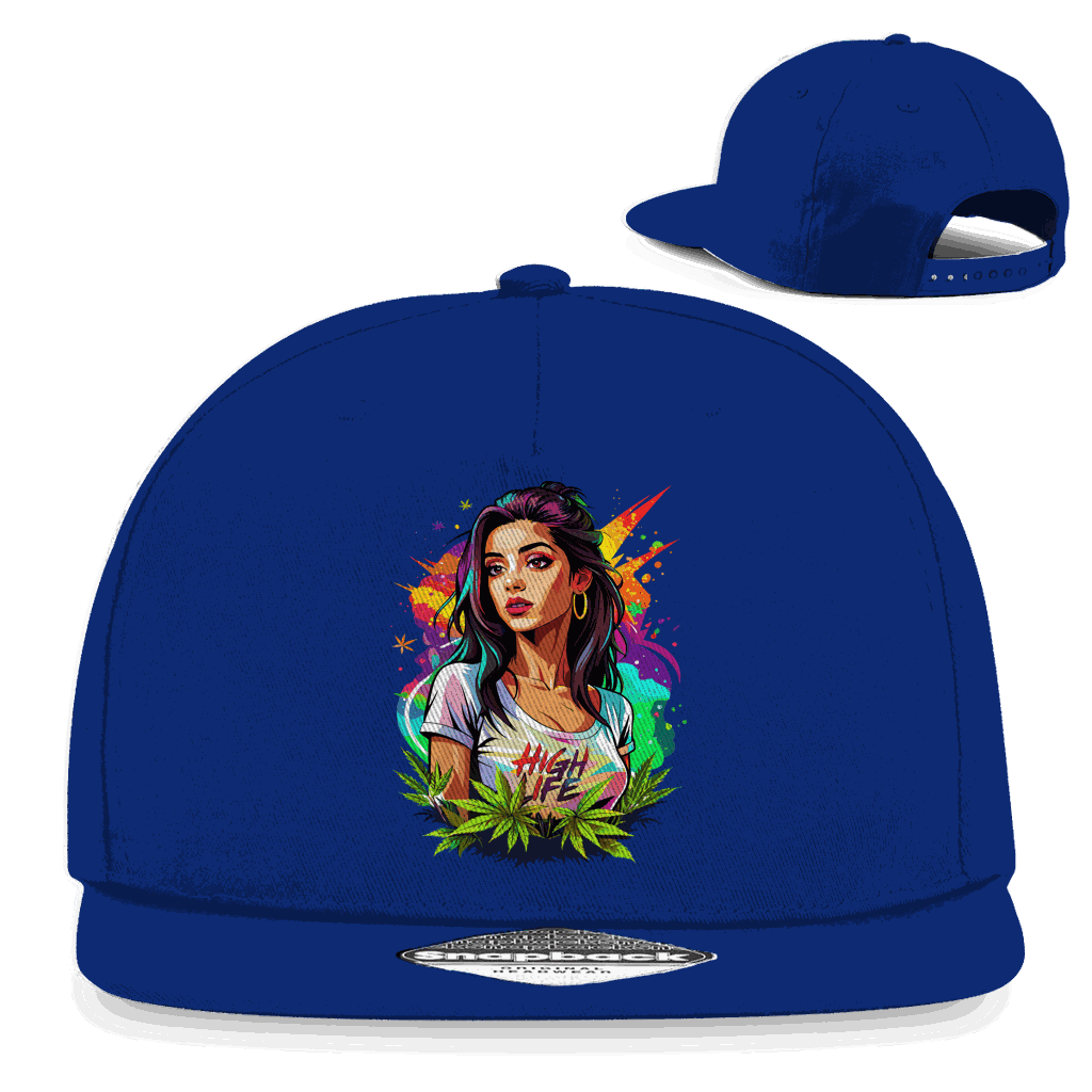 Snapback Rapper Cap - High Live Girl | Division420®