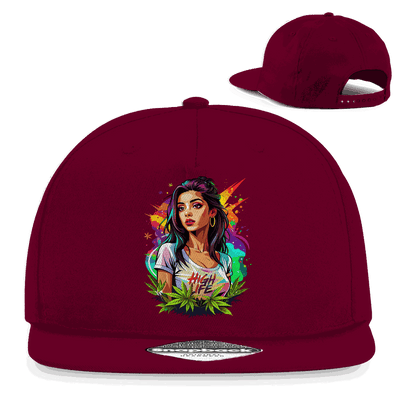 Snapback Rapper Cap - High Live Girl | Division420®