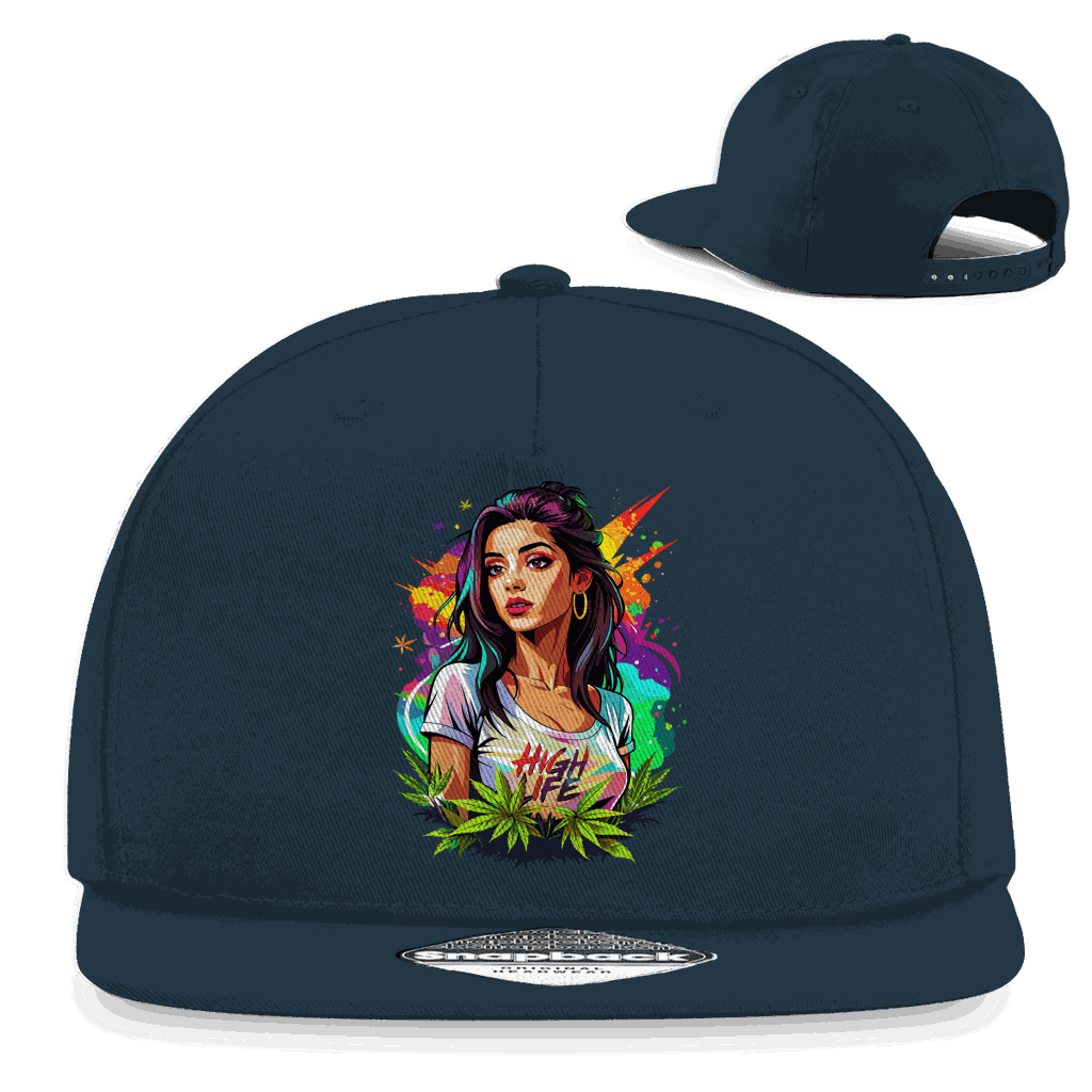Snapback Rapper Cap - High Live Girl | Division420®