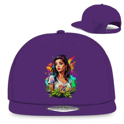 Snapback Rapper Cap - High Live Girl | Division420®
