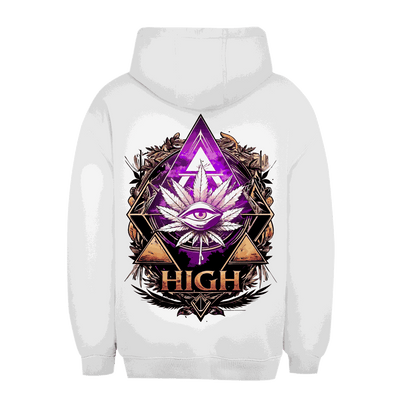 Unisex Oversize Hoodie by Division420 with adjustable hood and kangaroo pocket, made from sustainable cotton blend