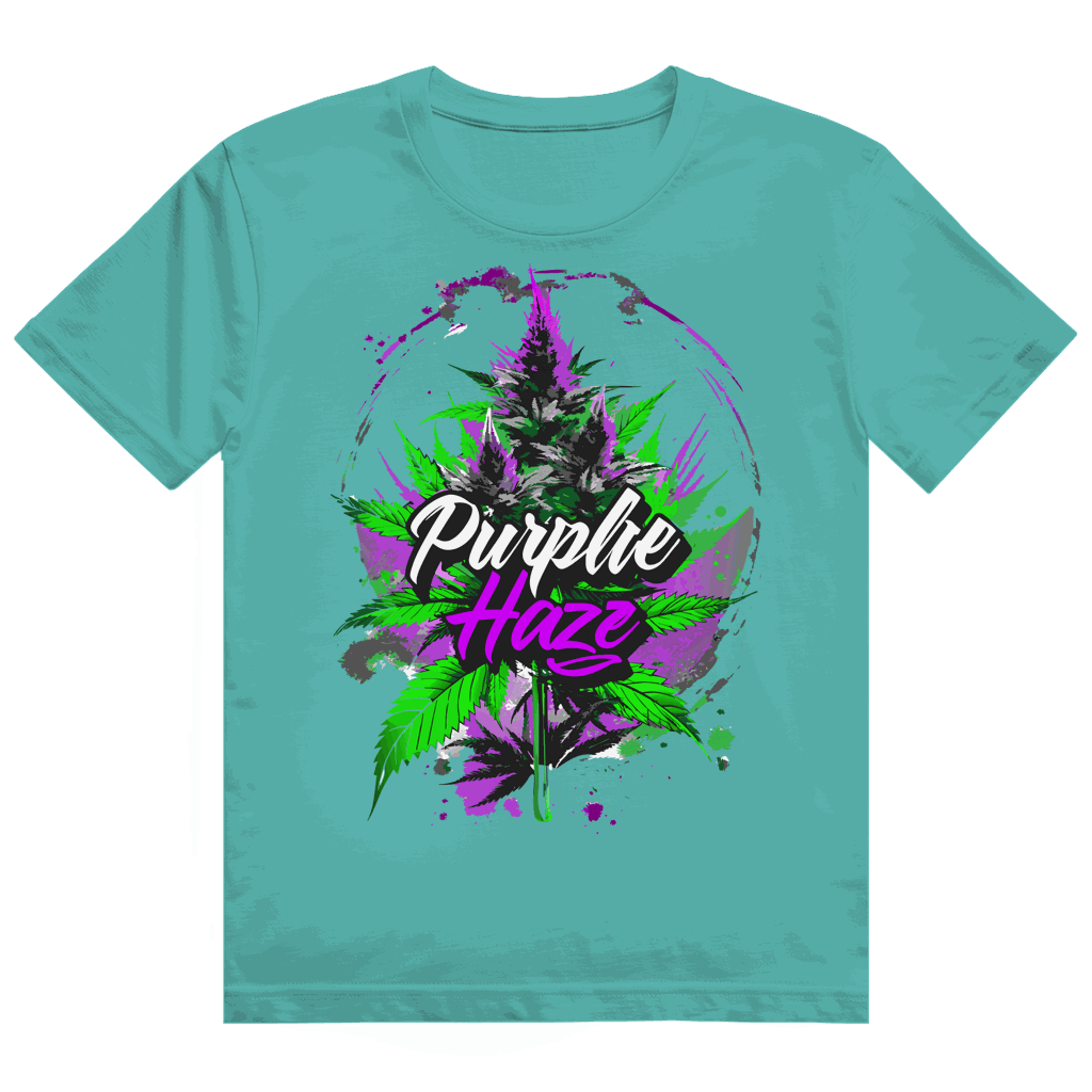 Purple Heavy Cotton T-Shirt by Division420 with durable tubular fit and sustainable cotton