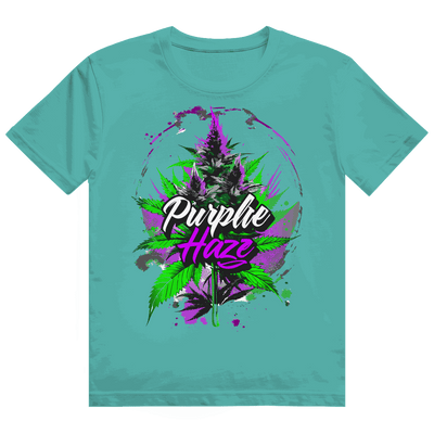Purple Heavy Cotton T-Shirt by Division420 with durable tubular fit and sustainable cotton