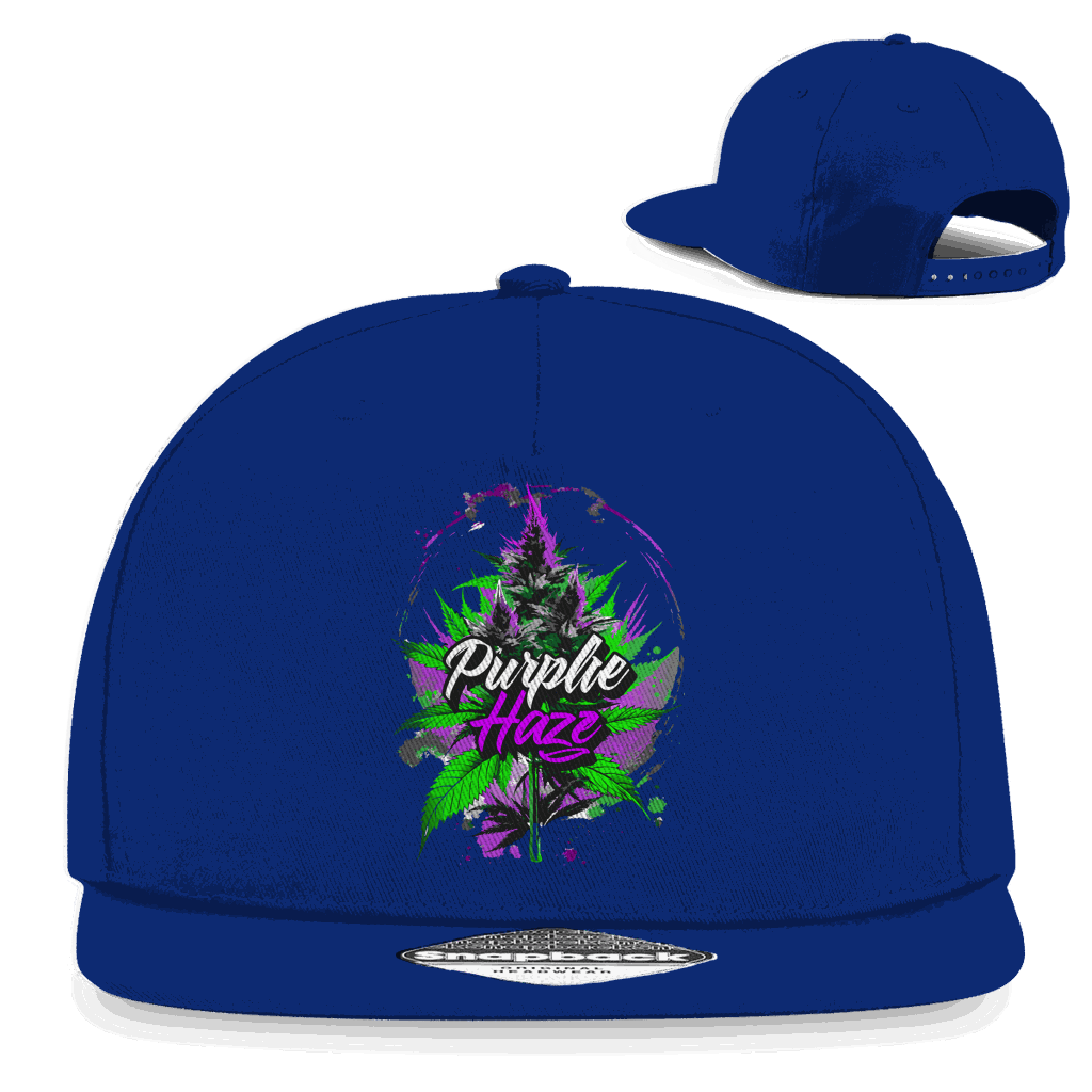 Snapback Rapper Cap - Purple Haze Strain | Division420®