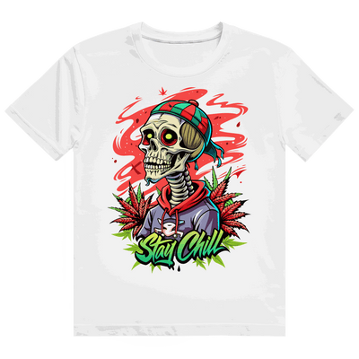 Size chart for Division420 Heavy Cotton T-Shirt Stay Chill unisex fit