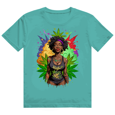 Heavy Cotton T-Shirt - Sweet High Girl | Division420®