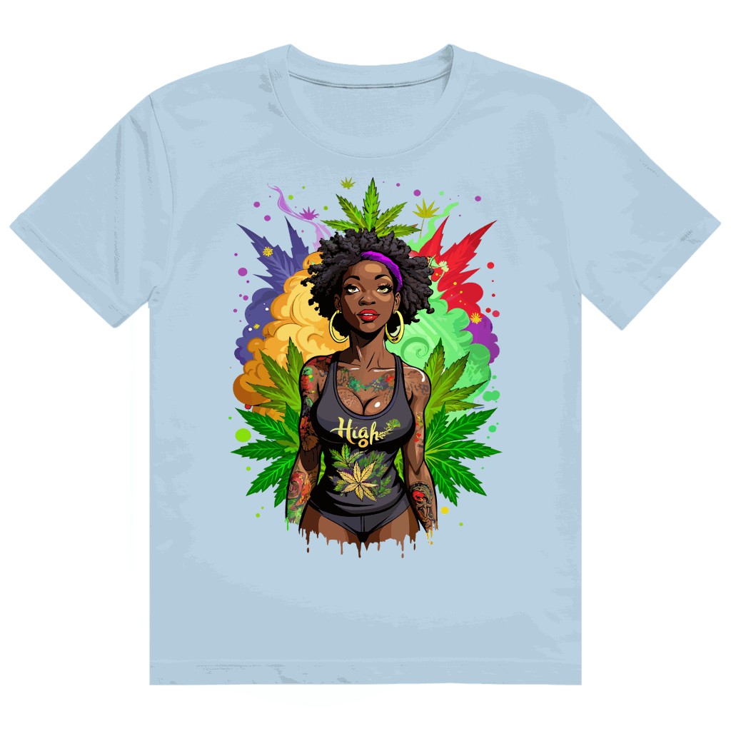 Heavy Cotton T-Shirt - Sweet High Girl | Division420®