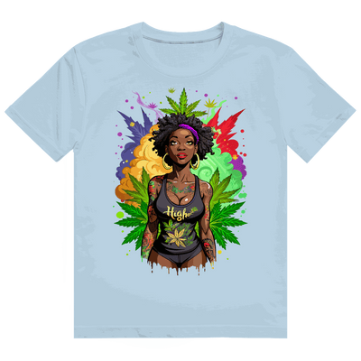 Heavy Cotton T-Shirt - Sweet High Girl | Division420®