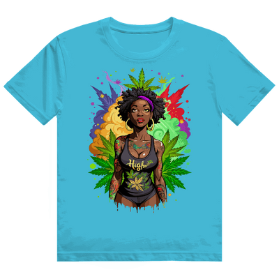 Heavy Cotton T-Shirt - Sweet High Girl | Division420®