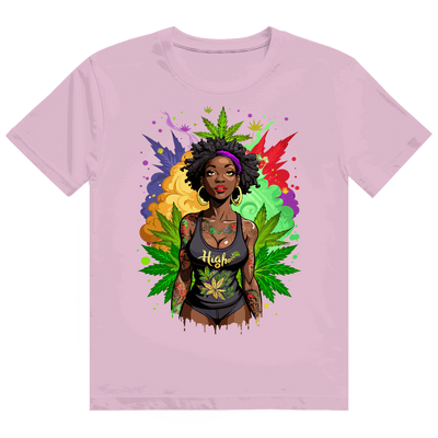 Heavy Cotton T-Shirt - Sweet High Girl | Division420®