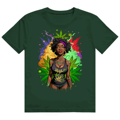 Heavy Cotton T-Shirt - Sweet High Girl | Division420®