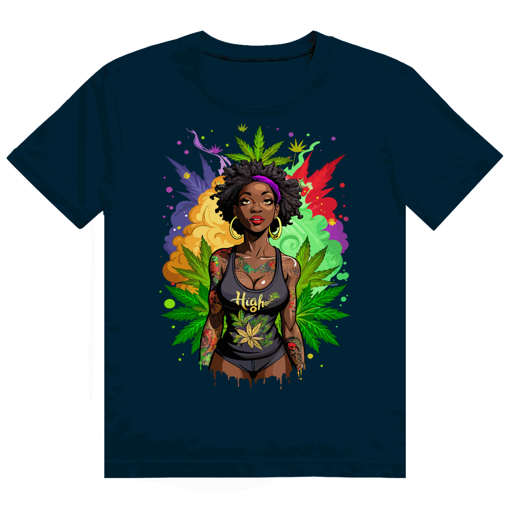 Heavy Cotton T-Shirt - Sweet High Girl | Division420®