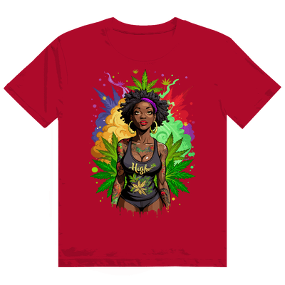 Heavy Cotton T-Shirt - Sweet High Girl | Division420®