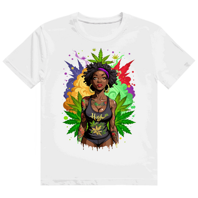 Heavy Cotton T-Shirt - Sweet High Girl | Division420®