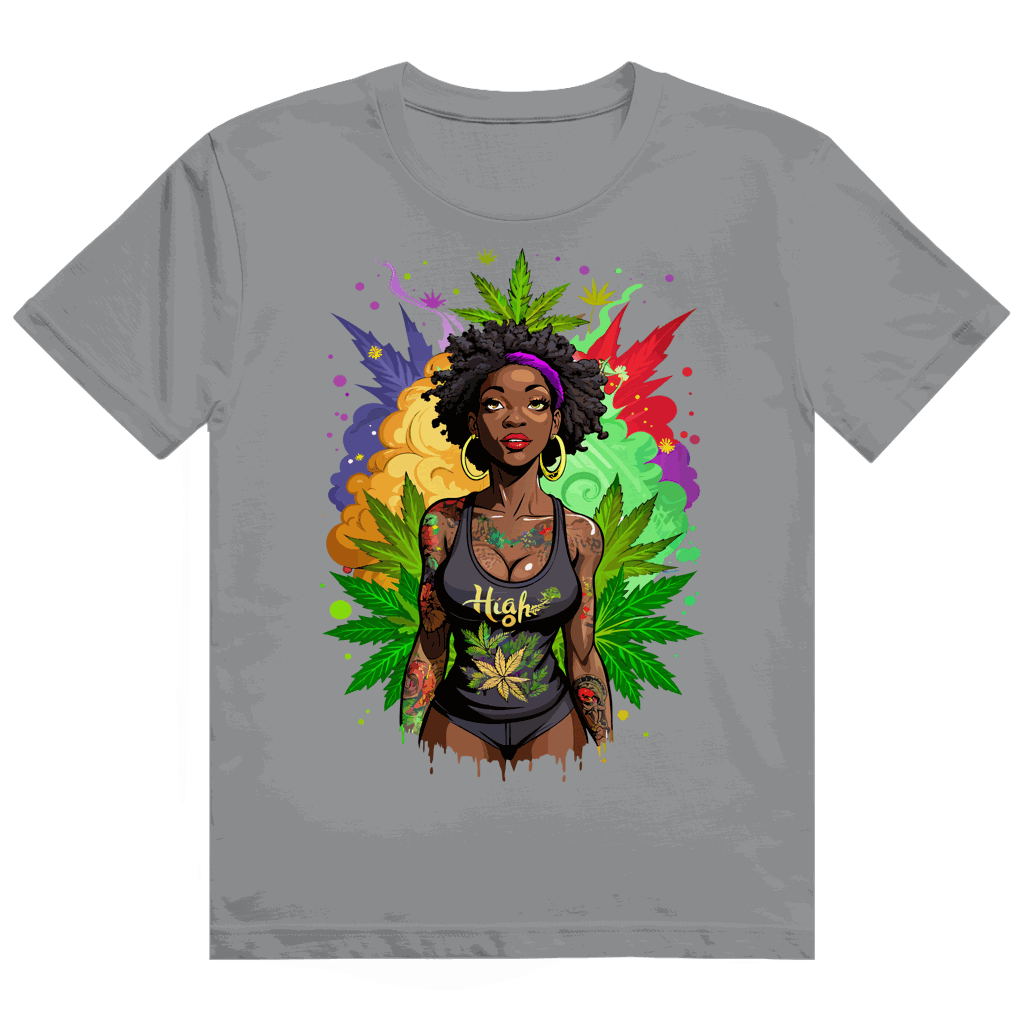 Heavy Cotton T-Shirt - Sweet High Girl | Division420®
