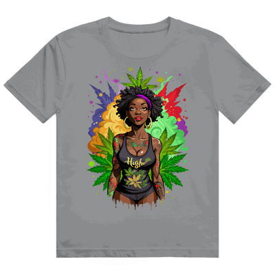 Heavy Cotton T-Shirt - Sweet High Girl | Division420®