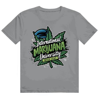 Size chart for Division420 Heavy Cotton T-Shirt Marijuana University design