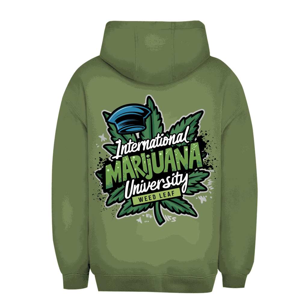 Unisex Oversize Hoodie - Marijuana University | Division420®