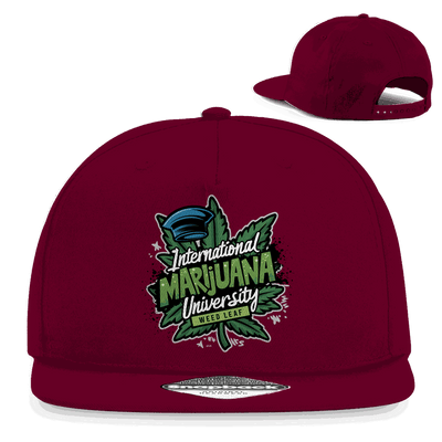 Snapback Rapper Cap - Marijuana University | Division420®