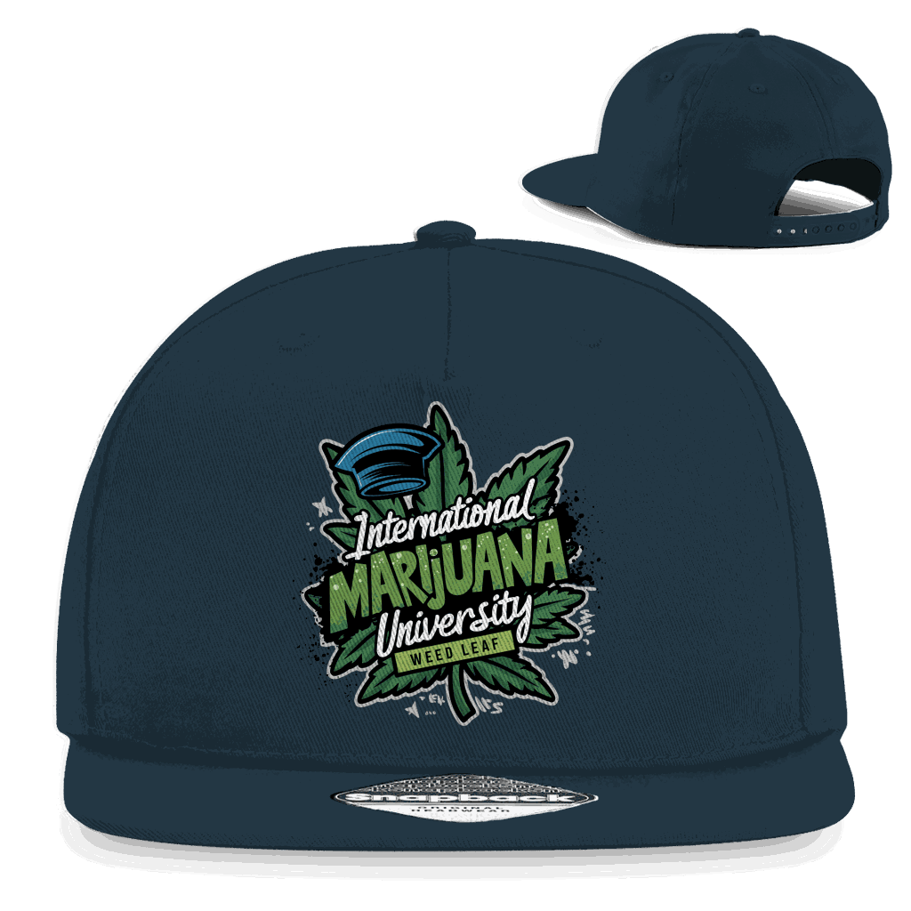 Snapback Rapper Cap - Marijuana University | Division420®