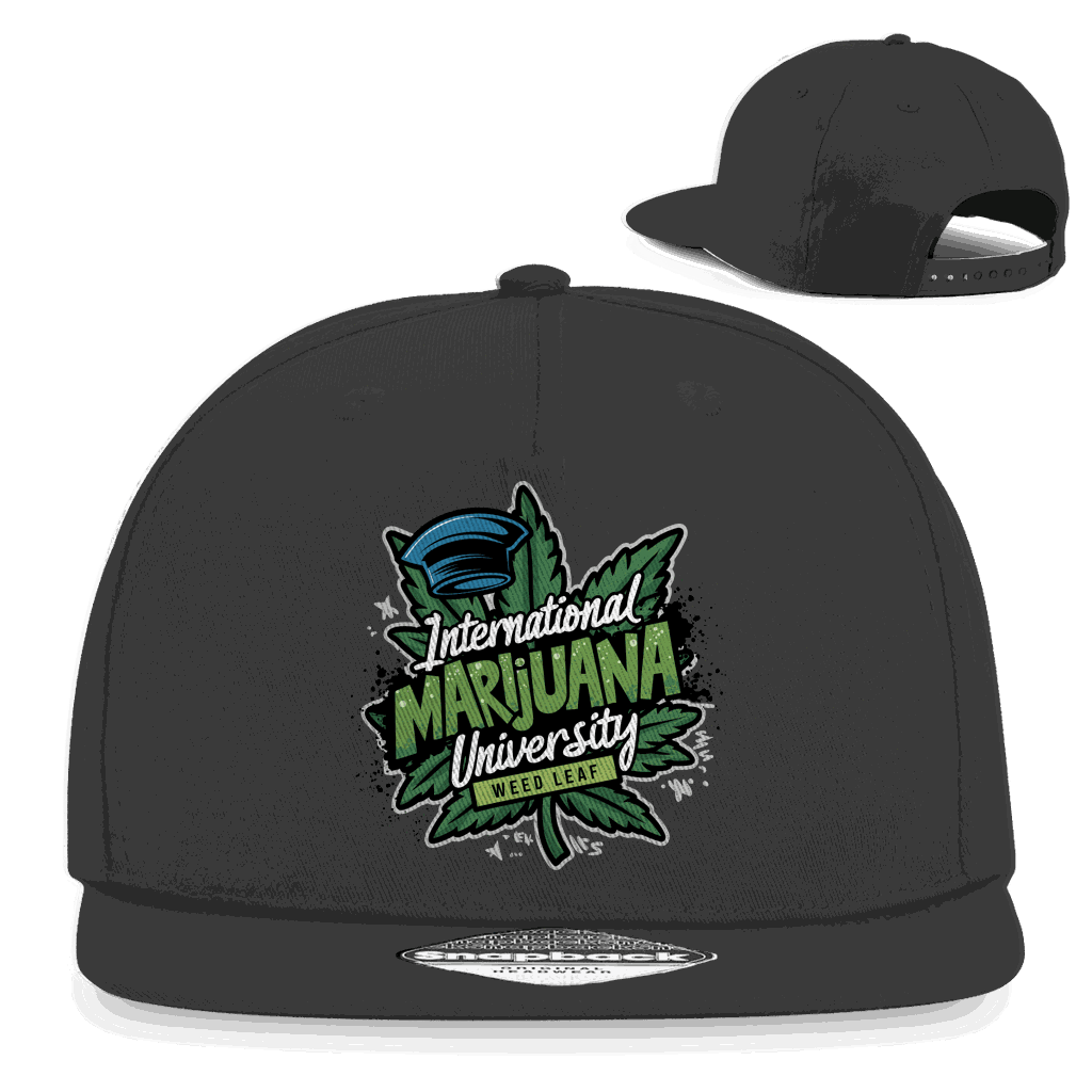Snapback Rapper Cap - Marijuana University | Division420®