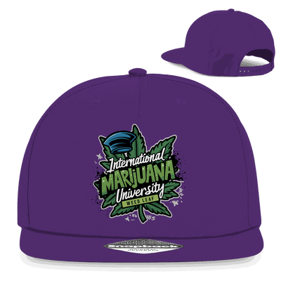 Snapback Rapper Cap - Marijuana University | Division420®