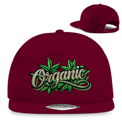 Division420 Snapback Rapper Cap aus 100% Baumwoll-Twill mit flachem Schirm und Retro-Snapback-Verschluss, urbaner Streetwear-Style
