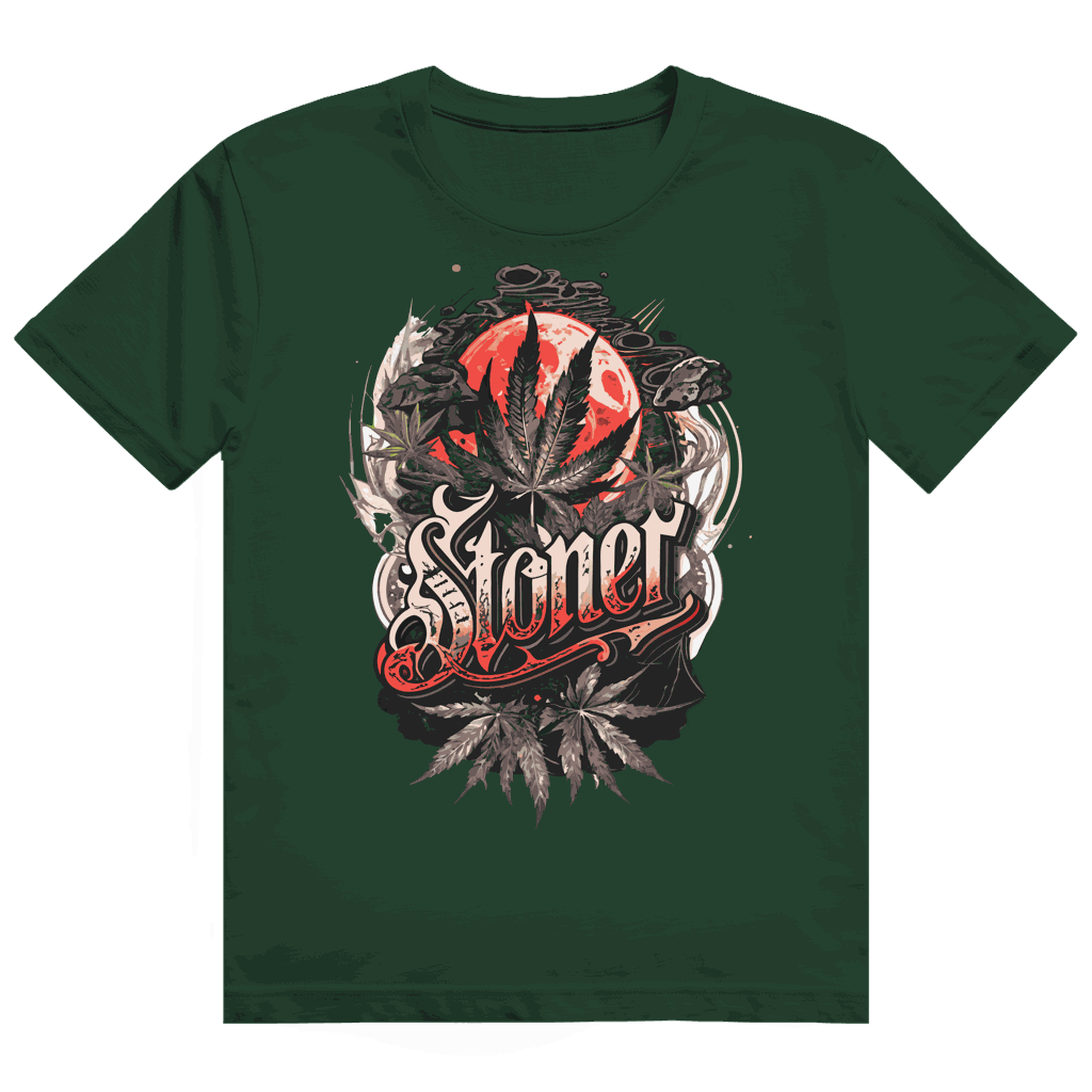 Heavy Cotton T-Shirt - Full Moon Stoner | Division420®