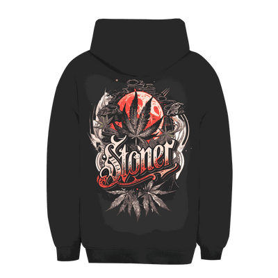Division420 unisex oversize hoodie full moon stoner urban style comfortable quality cotton polyester blend