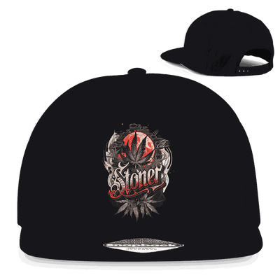 Division420 Snapback Cap Full Moon Stoner cotton twill 5-panel design streetwear style