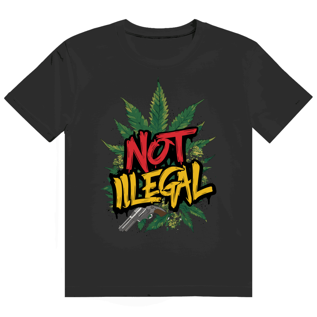 Heavy Cotton T-Shirt - Not Illegal | Division420®