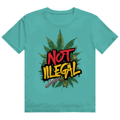 Heavy Cotton T-Shirt - Not Illegal | Division420®