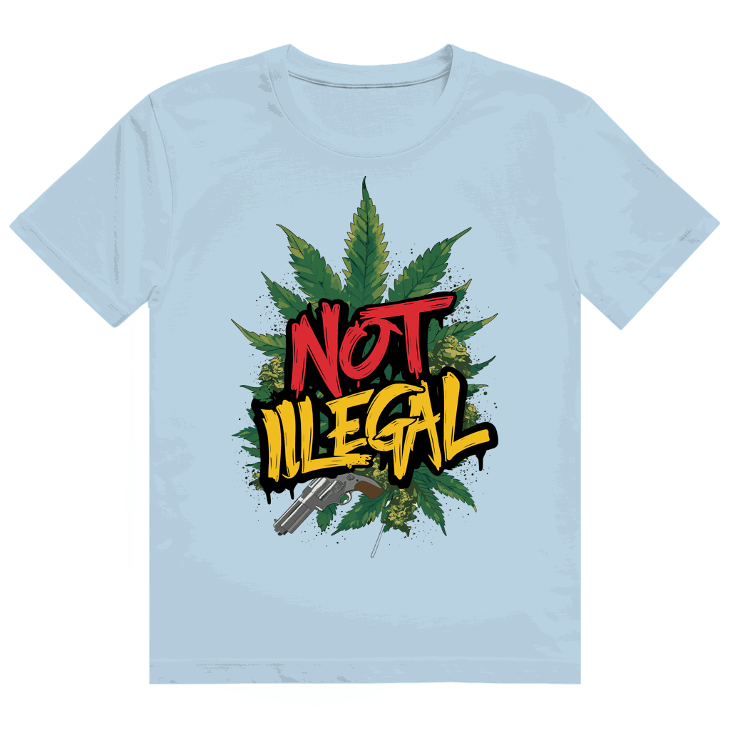 Heavy Cotton T-Shirt - Not Illegal | Division420®