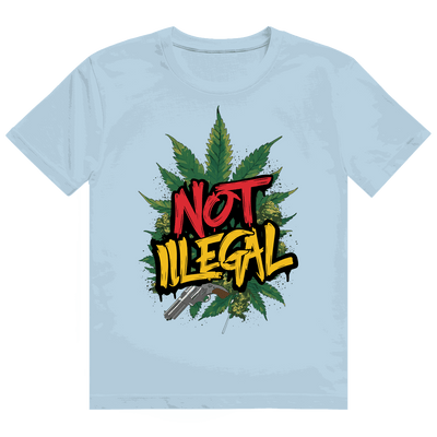 Heavy Cotton T-Shirt - Not Illegal | Division420®