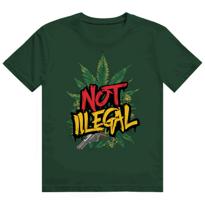 Heavy Cotton T-Shirt - Not Illegal | Division420®