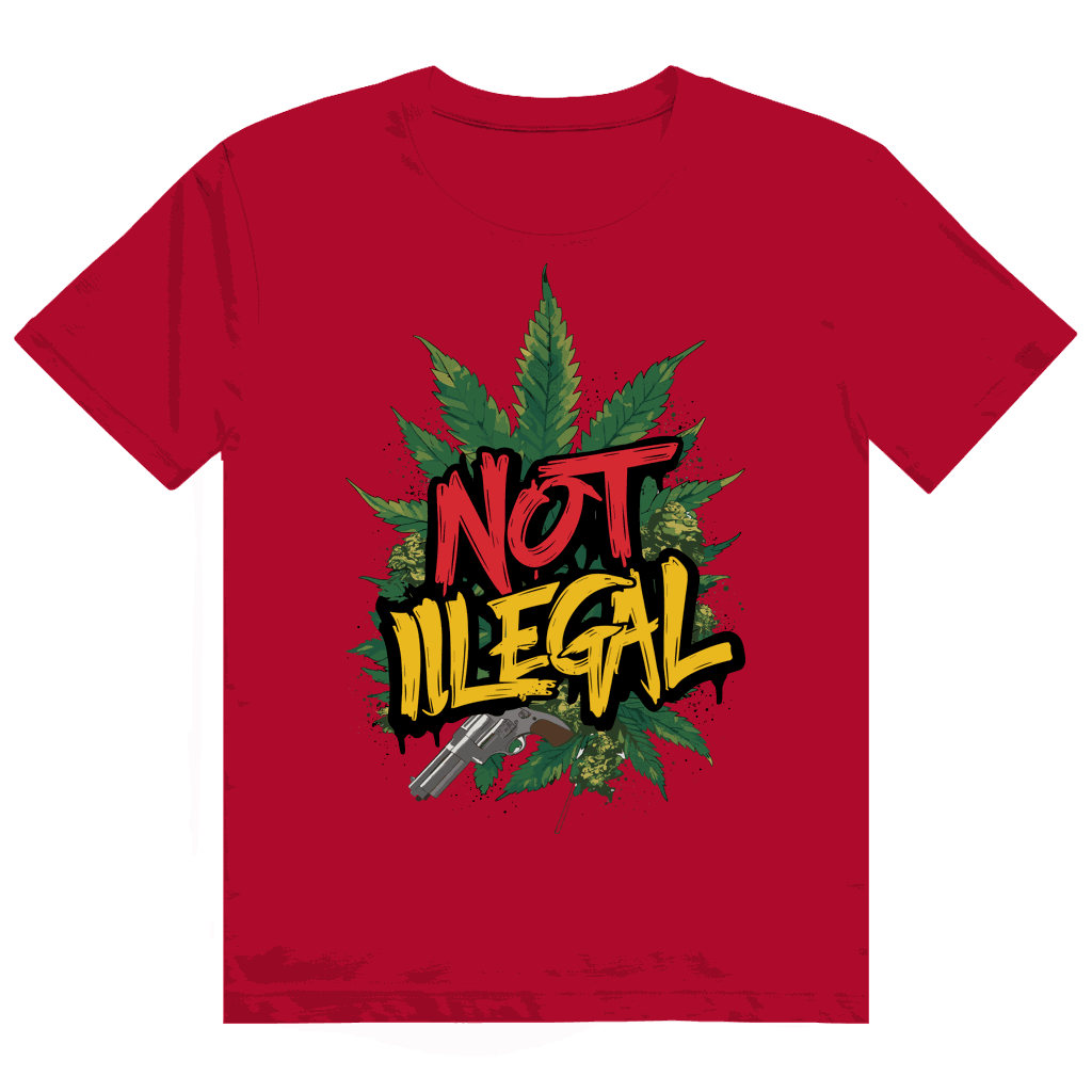 Heavy Cotton T-Shirt - Not Illegal | Division420®
