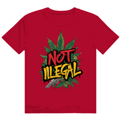 Heavy Cotton T-Shirt - Not Illegal | Division420®