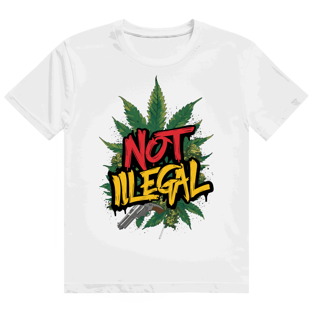 Heavy Cotton T-Shirt - Not Illegal | Division420®