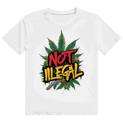 Heavy Cotton T-Shirt - Not Illegal | Division420®