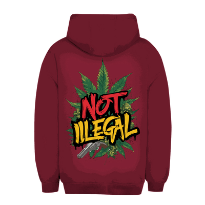 Unisex Oversize Hoodie - Not Illegal | Division420®